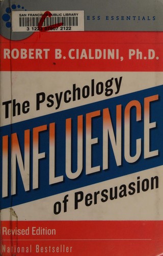 Cover of Influence: The Psychology of Persuasion