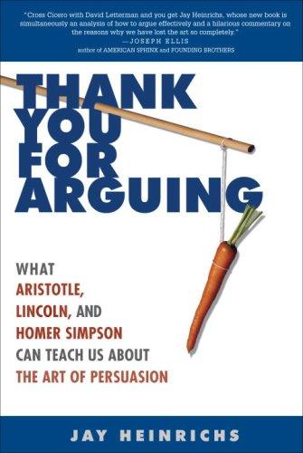 Cover of Thank You for Arguing