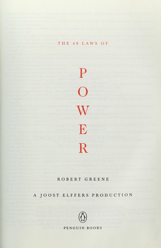 Cover of The 48 Laws of Power
